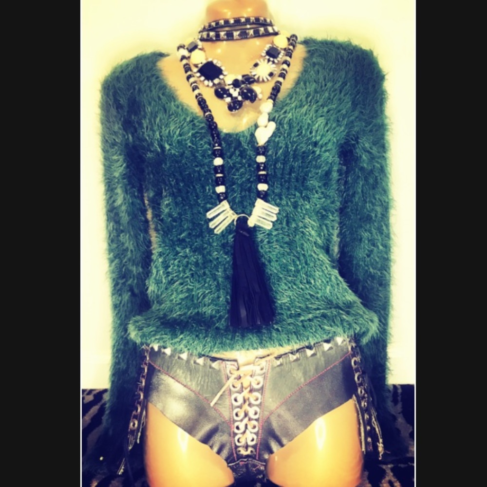 Bebe eyelash sweater
